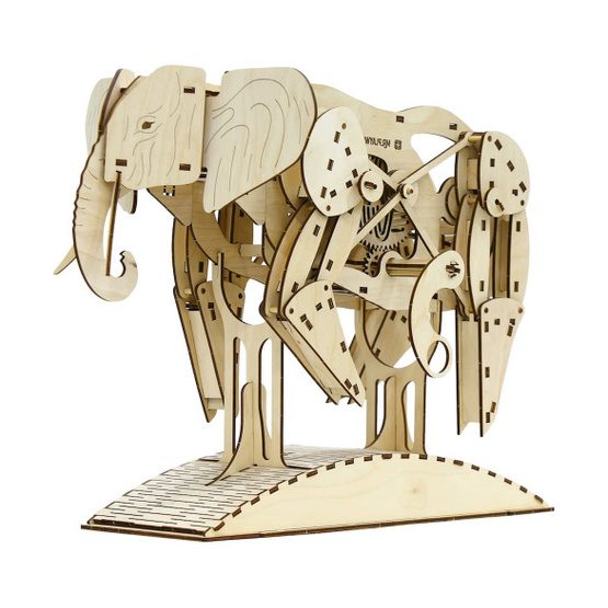 Mr Playwood - Model Kit Elephant 50 X 35 Cm Wood 159-Piece