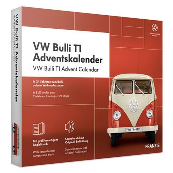 Franzis - Adventskalender Volkswagenbulli T1 Röd 24-Part