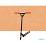 Amigo - Sparkcykel - Draft Junior Fotbroms Orange