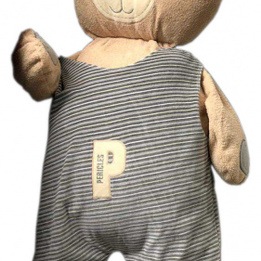 Pericles - Teddy Bear Xlarge 28 Cm Plush Brun/Blå/Vit