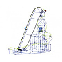 Discovery - Construction Kit Roller Coaster Mindblown Blå/Grön 753-Piece