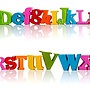 Suck UK - Suddgummi Alfabetet 2.2 X 2.6 Cm Rubber 350 Delar