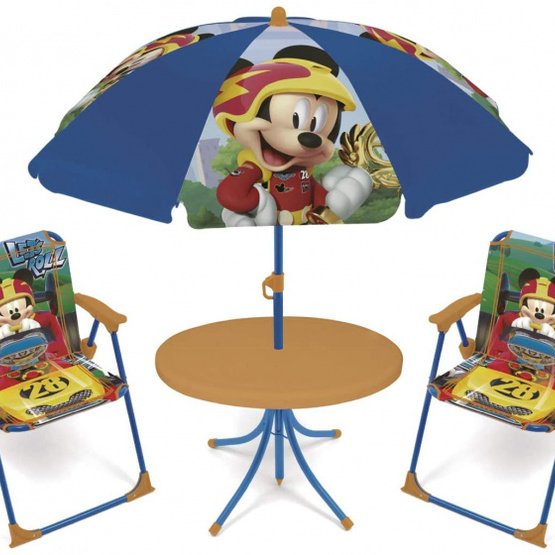 Disney Garden Set With Parasol Mickey Mouse 4 Delar