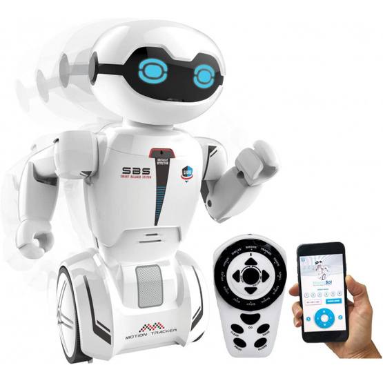 Silverlit - Radiostyrd Robot Macrobot 9 X 7 X 20 Cm Vit 3 Delar