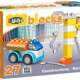 Luna - Blocks Kit Construction Site 27 Delar