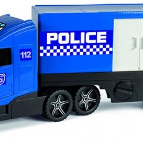 Wader Police Vehicle Magic Truck 79 Cm Blå/Svart
