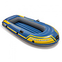Intex - Inflatable Boat Challenger 236 X 41 Cm Vinyl Gul/Blå