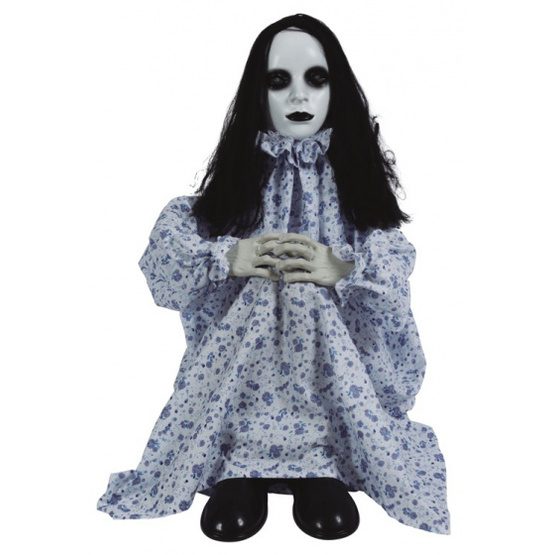 Fiestas Guirca - Decoration Doll Horror Child 65 Cm Pvc/Polyester Vit/Blå