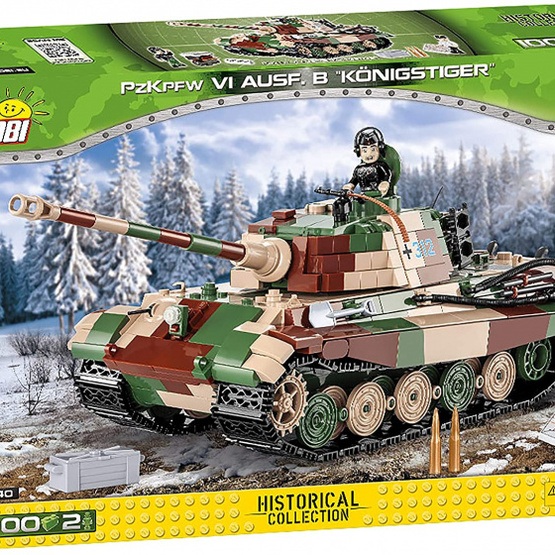 Cobi Building Kit Small Army Panzer Koningstiger 1000 Delar
