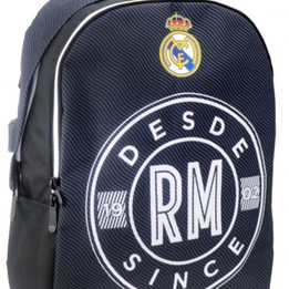 Real Madrid Cf - Ryggsäck 32 X 15 X 45 Cm Svart/Blå