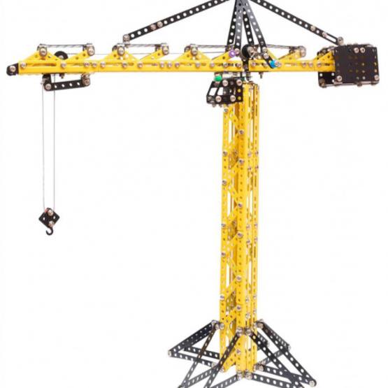 Metal Techno Building Kit Tower Crane 54 Cm Steel Gul/Svart 1046 Pieces