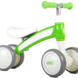 Qplay - Cutey Ride On Vit/Grön