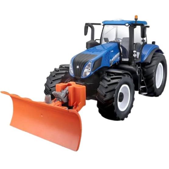 Maisto - Tractor Rc New Holland 1:24 Blå/Orange 3-Parts