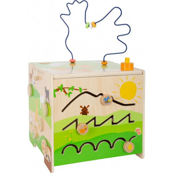 Small Foot - Motorcube Country Junior 42 X 62 Cm Wood Natural