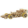 Wooden City - Model Making Kit Racing Car Wood Natural 108 Parts