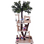 Everearth - Playhouse Tree House Junior 39 X 73 Cm Wood Beige/Brun