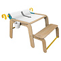 Mamatoyz - Drawing Board With Bench Junior 75 X 101 Cm Wood Natural