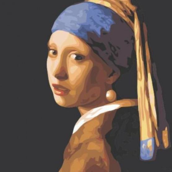 Best Pause - Schilderen Op Nummer Girl With A Pearl Earring 50 Cm Canvas