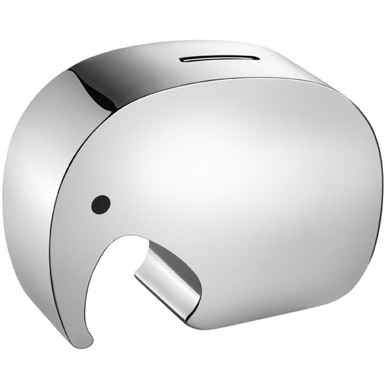 Georg Jensen - Money Box Elephant 25,5 X 22,5 X 12,5 Cm Stainless Steel Silver