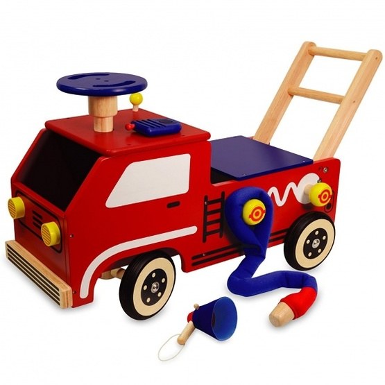 I’m Toy Im Toy Push Cart Fire Brigade