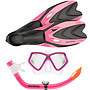 Osprey - Snorkelset Silicone Svart/Rosa 5 Delar
