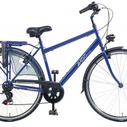 Amigo - Herrcykel - Moves 28 Inch 50 Cm 6 Växlar Mattblå