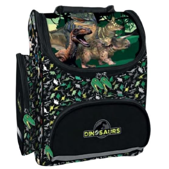 Dinosaurs - Backpack Junior 15 Liter 37 Cm Polyester Svart/Grön