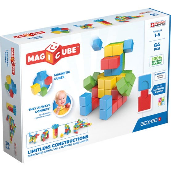 Geomag - Building Kit Magicube Junior Neomydium 64 Parts