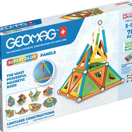 Geomag - Building Kit Supercolor Panels Neodymium 78 Delar