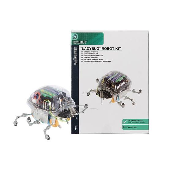 Velleman - Robot Ladybug 12 X 15 X 8,5 Cm Silver 78 Delar