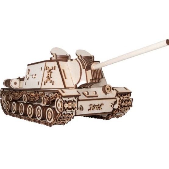 Eco-Wood-Art 3D Pussel Tank Isu-152 Trä Brun 694 Bitar