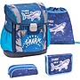 Belmil - Ryggsäcks Set - Shark Boys 19 Liter Polyester Blå 4 Piece