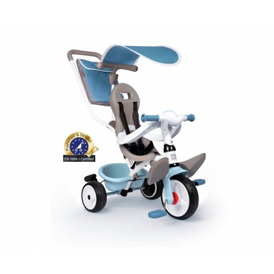 Smoby - Trehjuling - Baby Balade Plus Junior Blå/Grå