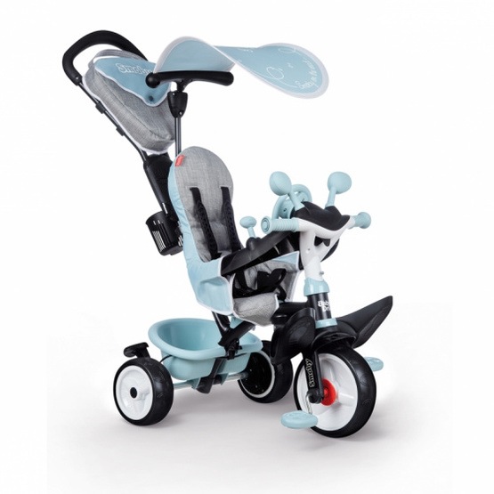 Smoby Trehjuling Baby Driver Plus Junior Blå/Grå