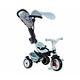 Smoby - Trehjuling - Baby Driver Plus Junior Blå/Grå