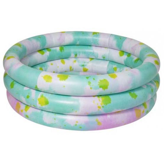 Sunnylife - Inflatable Pool Tie Dye 130 X 39 Cm Pvc Grön/Rosa
