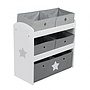 Roba - Storage Cabinet Stars Junior 63,5 X 30 X 60 Cm Wood 6-Parts