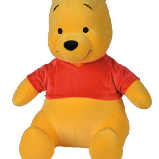 Nicotoy - Soft Toy Disney Winnie The Pooh 65 Cm Textile Gul/Röd