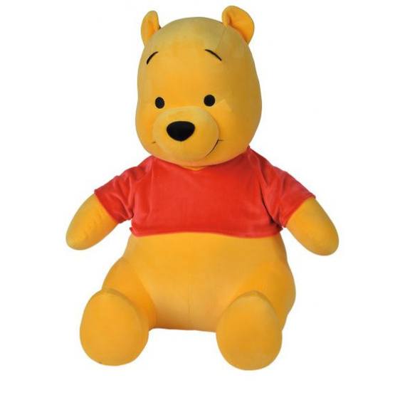 Nicotoy - Soft Toy Disney Winnie The Pooh 65 Cm Textile Gul/Röd