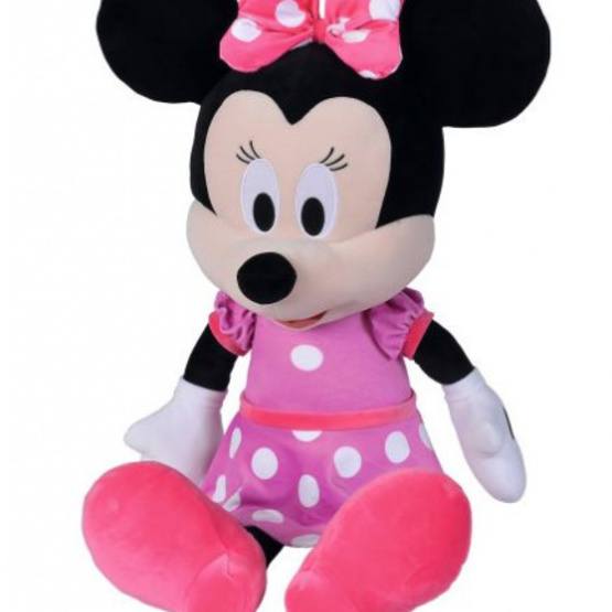 Nicotoy - Soft Toy Disney Minnie Mouse 65 Cm Textile Rosa/Svart
