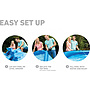 Intex - Inflatable Swimming Pool With Pump 28108Np Easy 244 X 61 Cm