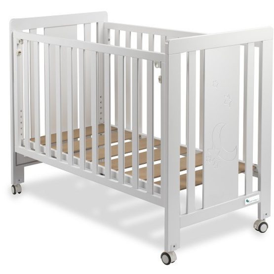 Interbaby - Spjälsäng Monet Premium Vit