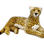 Lelly - Gosedjur Cheetah 110 Cm Plysch Gul/Vit/Svart