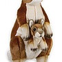Lelly - Stuffed Kangaroo Junior 44 Cm Plush Brun/Vit