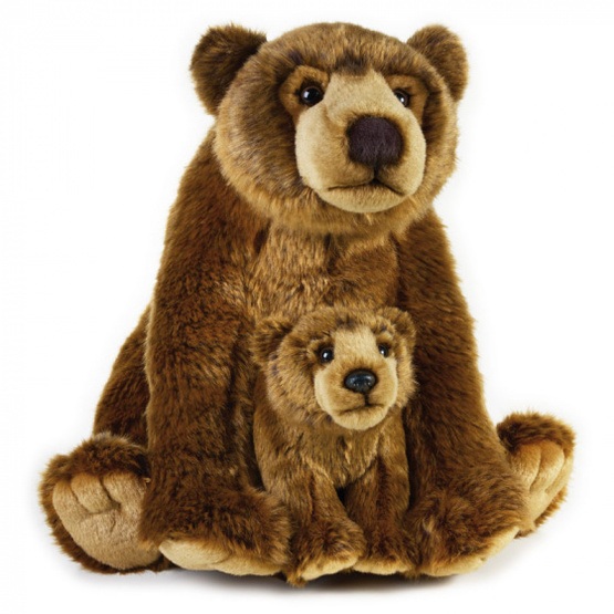 Lelly - Teddy Bear Grizzly Junior 31 Cm Plush Brun