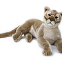 Lelly - Stuffed Mountain Lion Junior 65 Cm Plush Light Brun