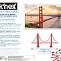 Knex - Building Kit Gulden Gate Bridge Junior 102 Cm Röd 1536-Parts