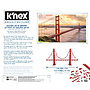 Knex - Building Kit Gulden Gate Bridge Junior 102 Cm Röd 1536-Parts