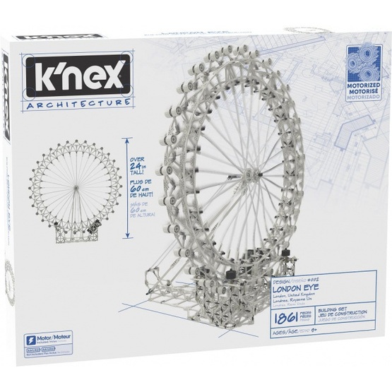 Knex - Building Kit London Eye Junior 60 Cm Vit 1861 Pcs