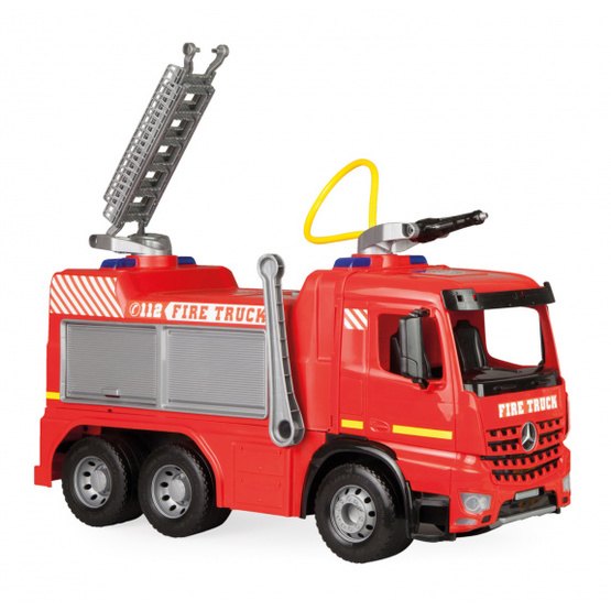 Lena - Firetruck Giga Trucks Junior 66 Cm Röd/Silver
